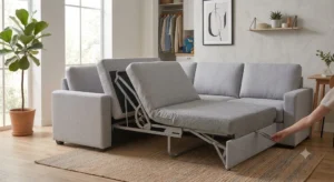 Mécanisme d'ouverture facile et rapide pour canapé d'angle convertible pas cher
