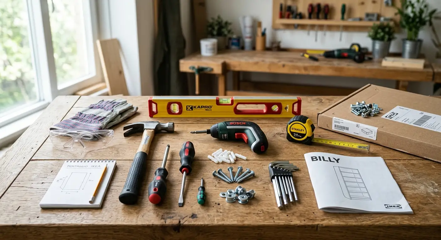 Attrezzi e strumenti necessari per montare un mobile IKEA in modo facile e sicuro